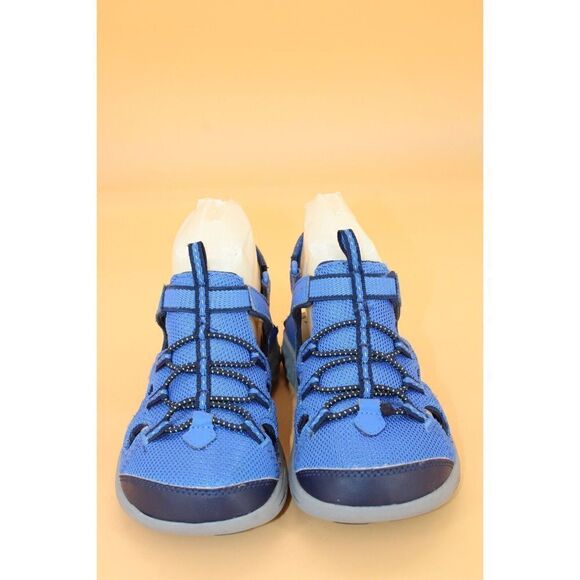 BOYS COLUMBIA TECHSUN WAVE SANDALS SIZE 2 Youth Closed Toe Water Shoes Blue - Picture 3 of 10